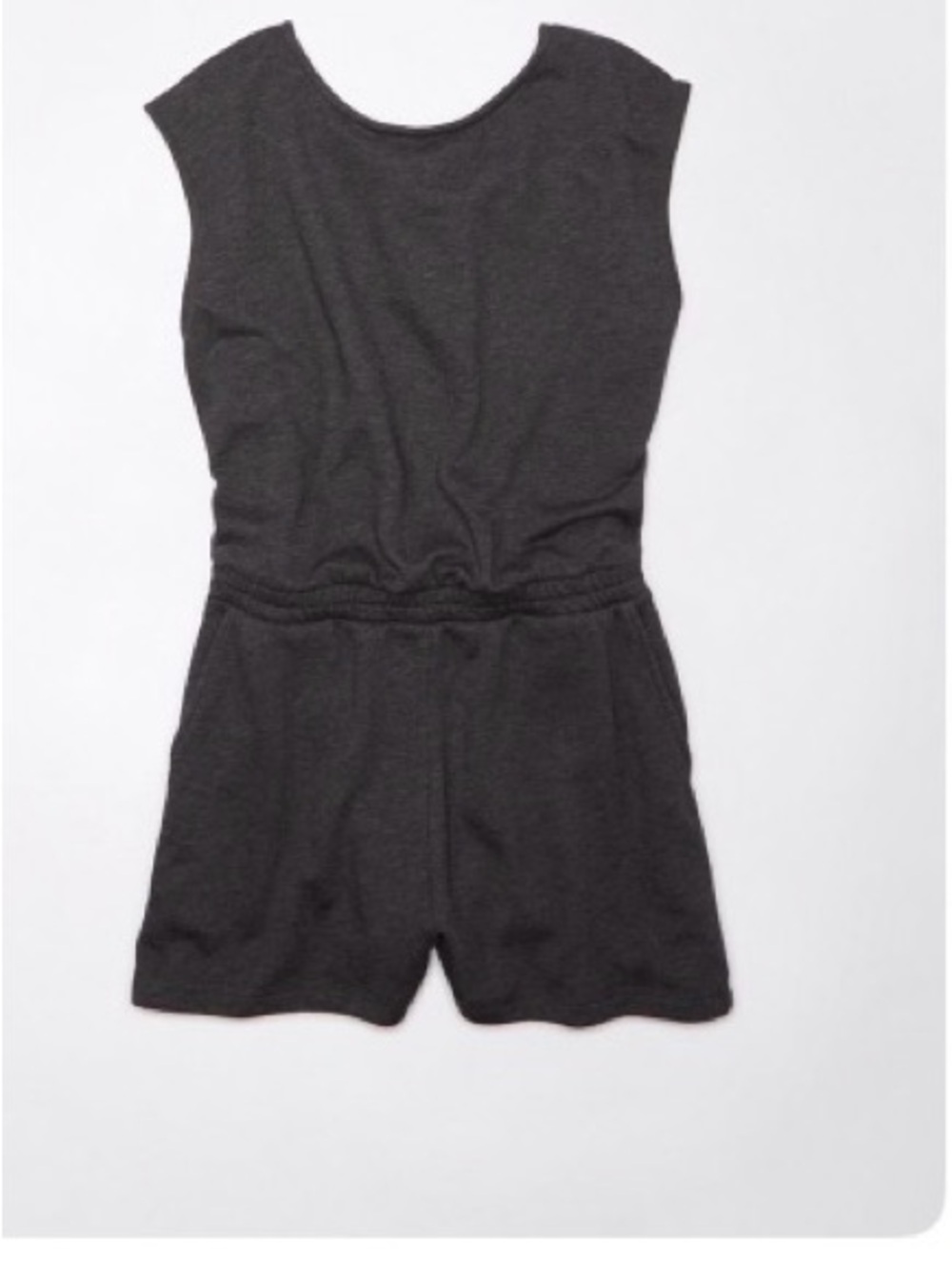 NWT - American Eagle Casual Sleeveless Romper in Charcoal